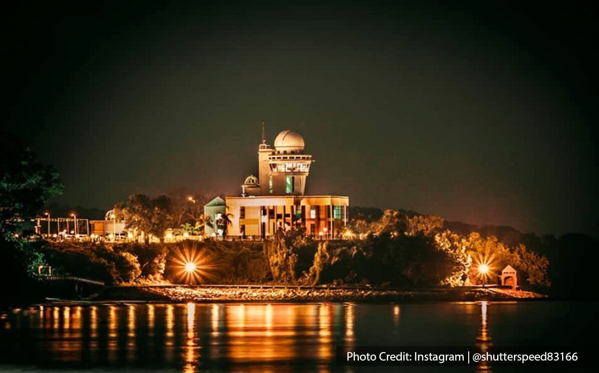 night view of teluk kemang observatory port dickson