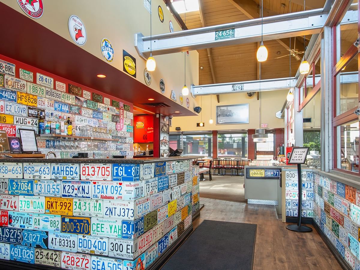 Interior of Plates Eatery