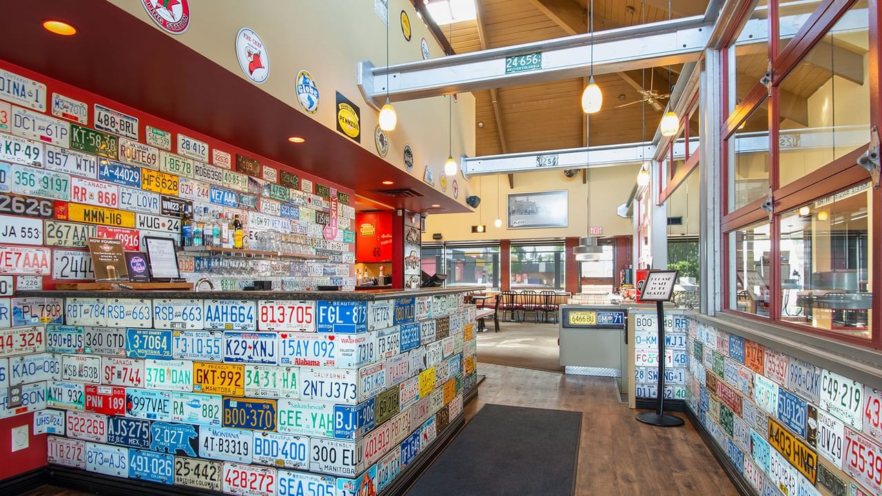 Interior of Plates Eatery