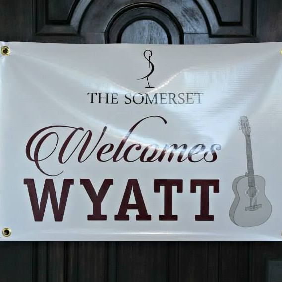 Welcomes WYATT poster at The Somerset On Grace Bay