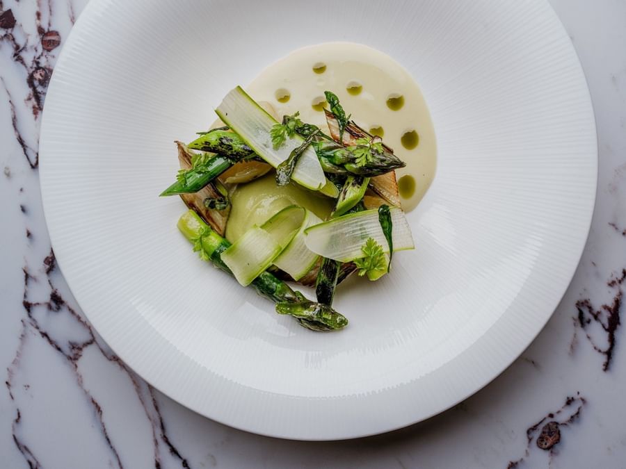 Wye valley asparagus, Jersey Royals, Vichyssoise
