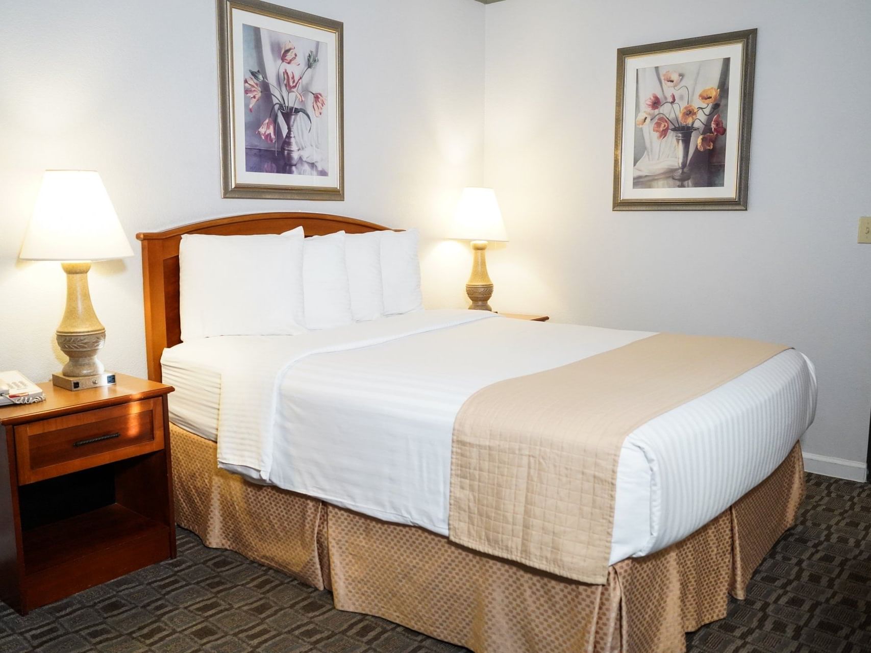 Interior of One Queen Bed Room at Hotel Buena Vista