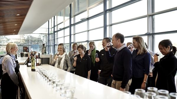 People testing different type of wine at Novotel Barossa Valley