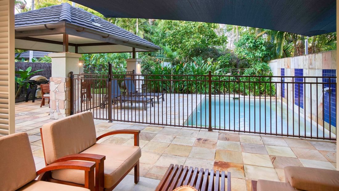 Plunge Pool at Pullman port douglas sea temple resort and spa