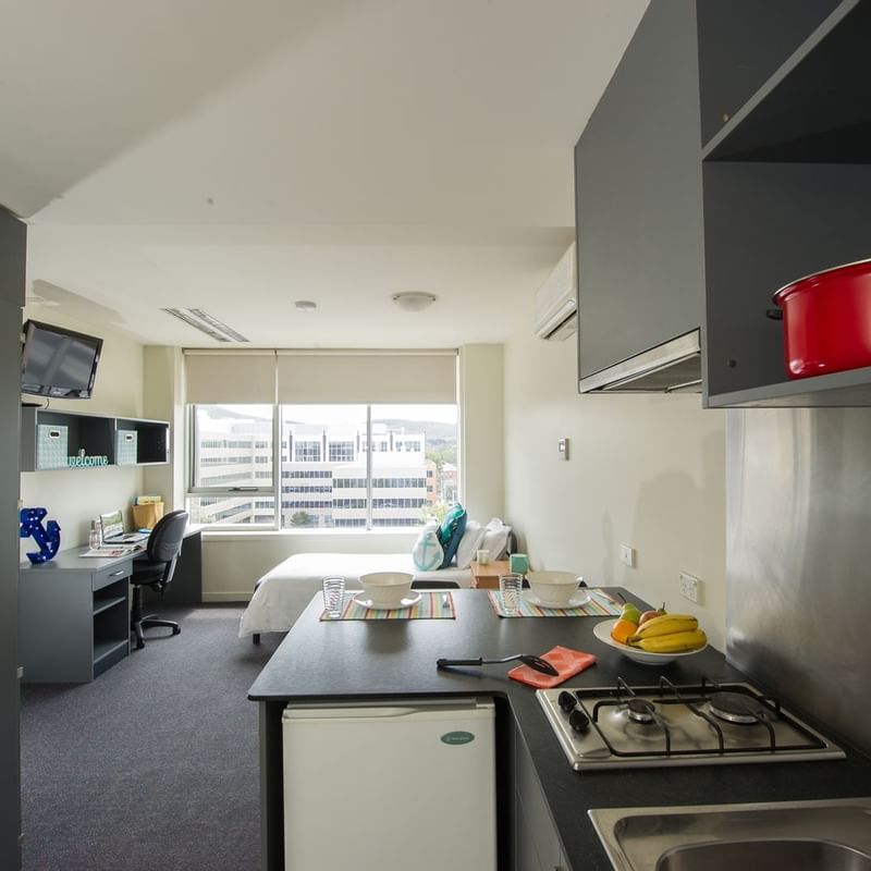 UniLodge Academie House_Studio Apartment_Students Accommodation
