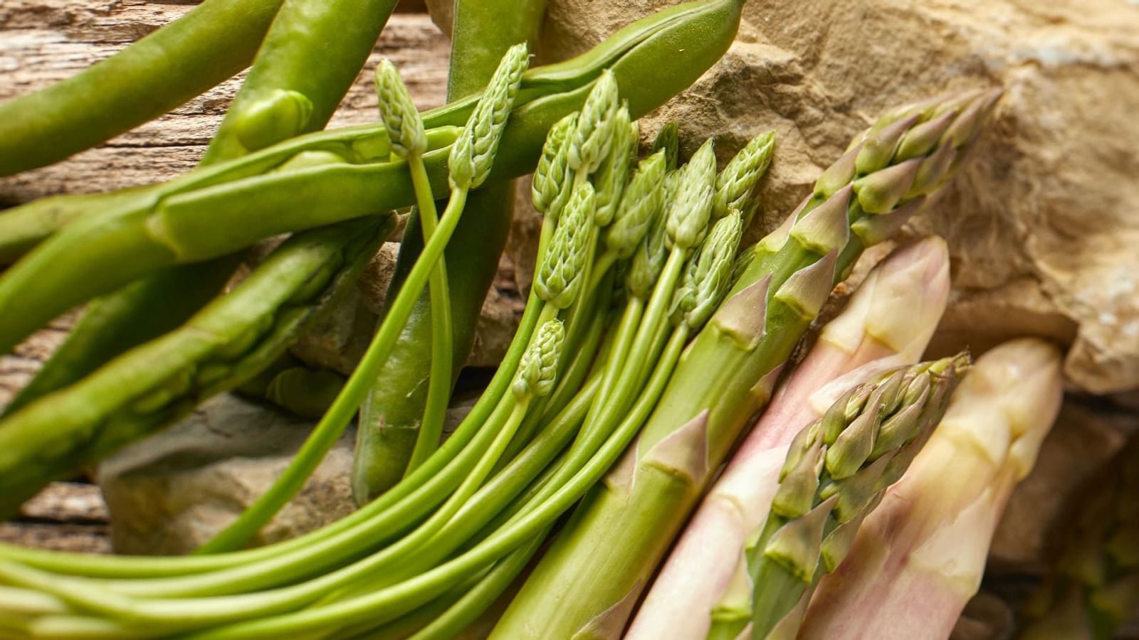 Fresh Asparagus old heirloom, The Brunch, Domaine de Manville
