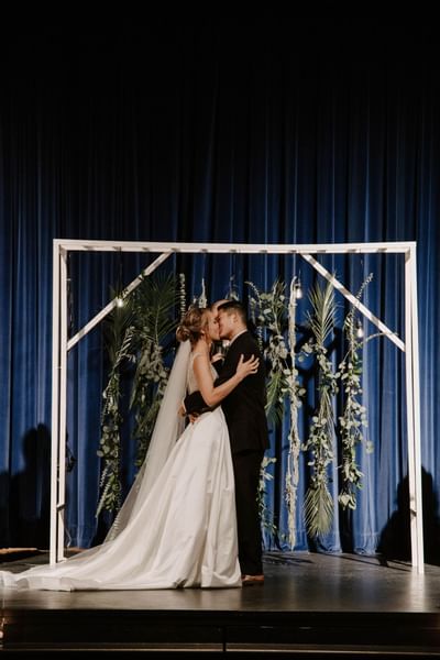 Wedding at Hotel Grinnell, Iowa
