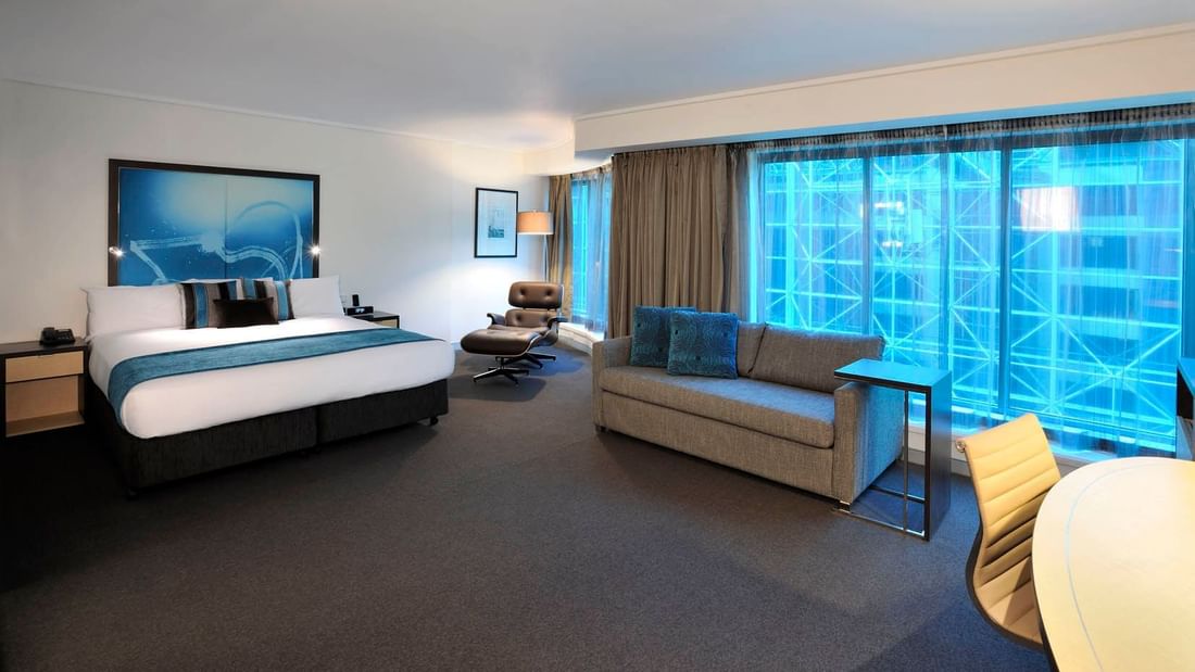 Junior Suite with king bed at Novotel Melbourne on Collins
