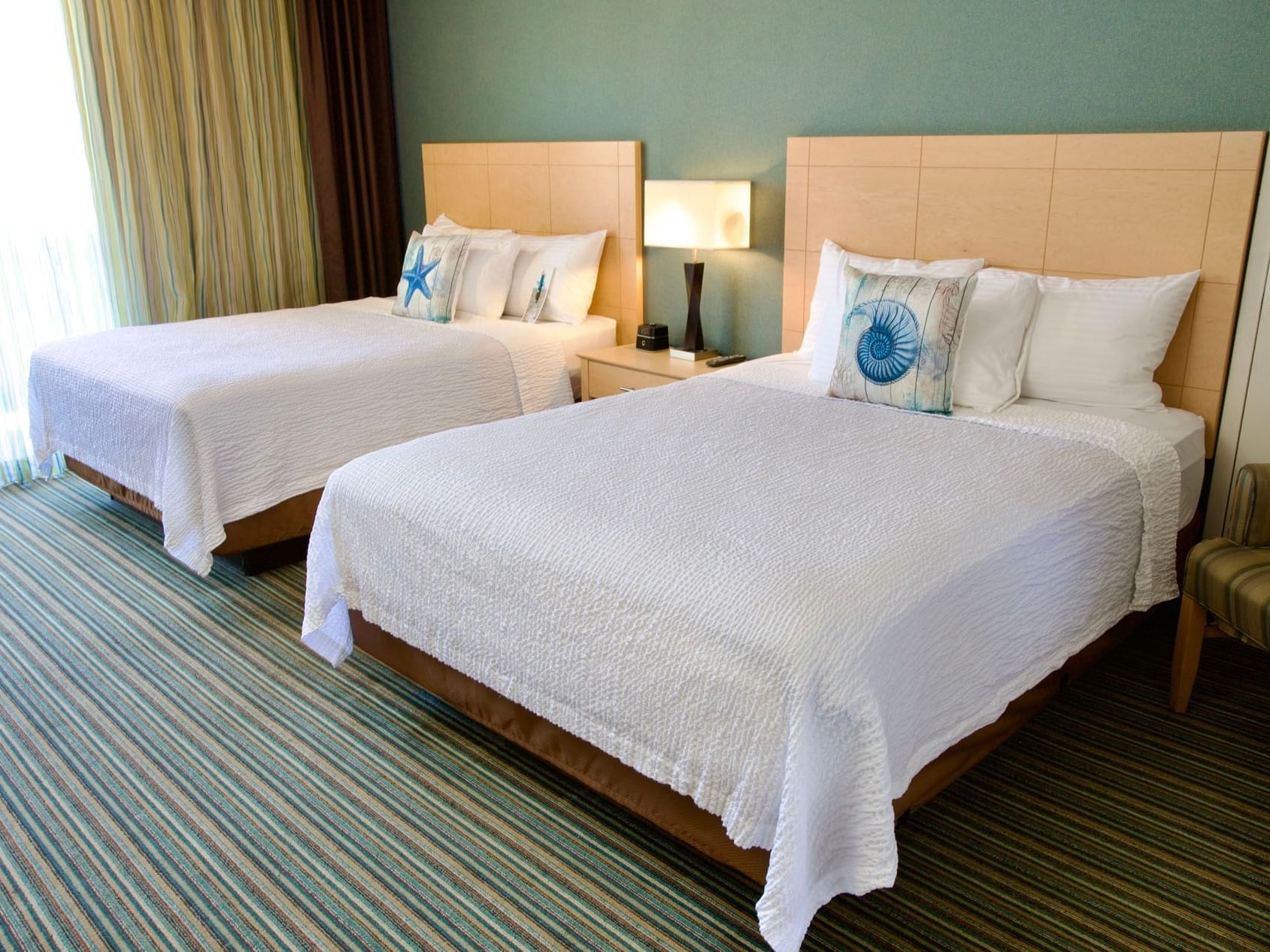 Two queen beds in a Queen Room, Inn by the Sea at La Jolla