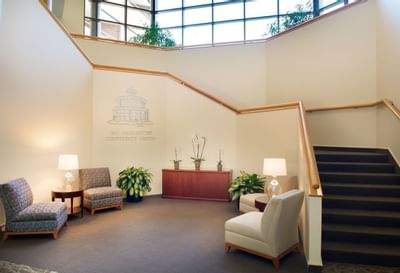 Interior of the lobby area Mt. Washington Conference Center