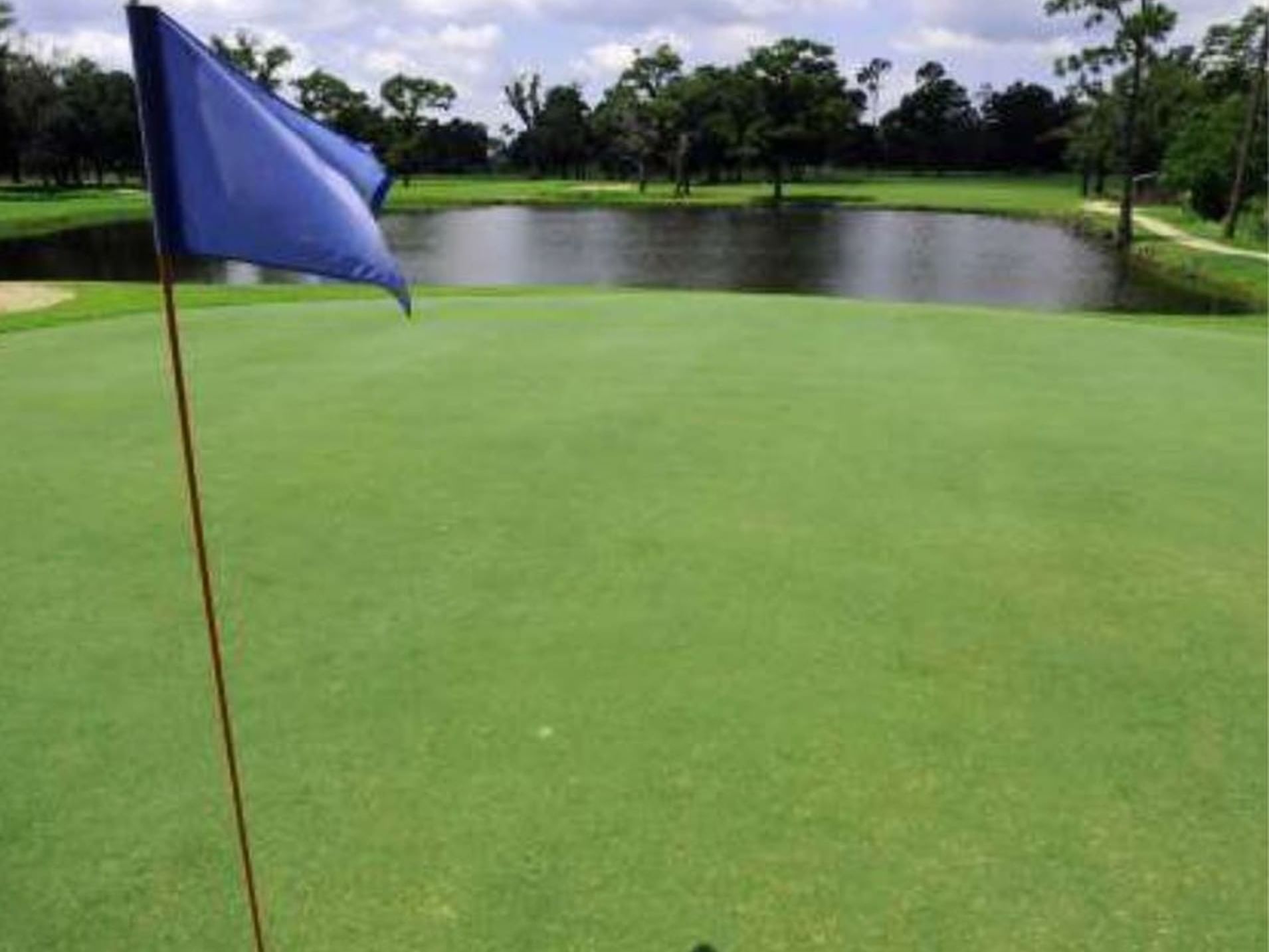 Landscape view of the golf course near MCM Elegante Beaumont