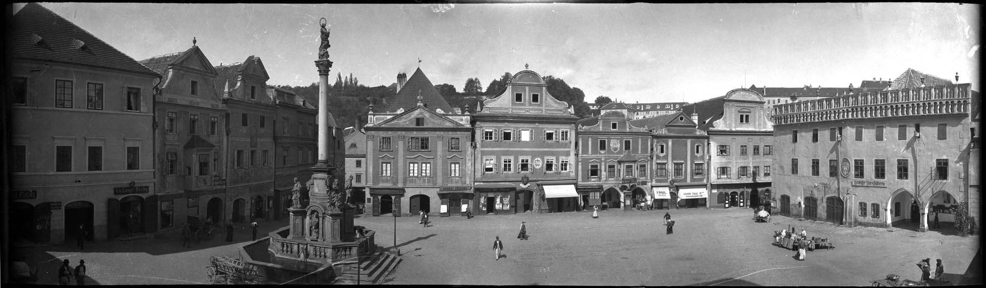 Cesky Krumlov in the past