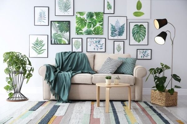 Beautiful artwork in a stylish room