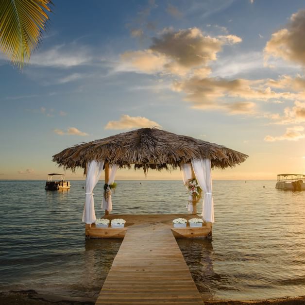 A beachfront destination wedding  for couples at Copamarina