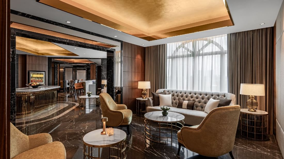 Luxury ambience in Premium Leisure Lounge at Sunway Resort