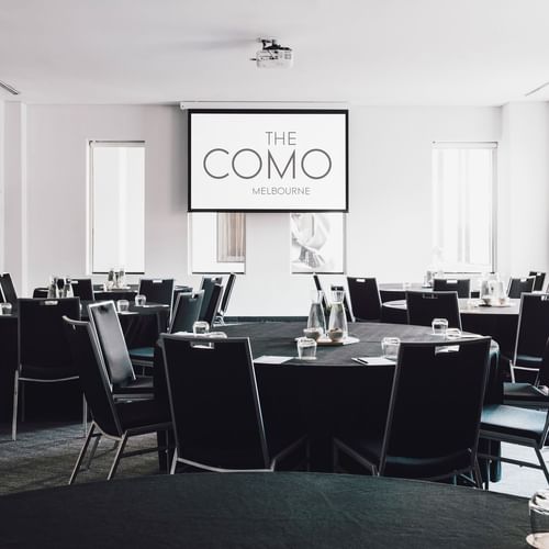 Properly arranges meeting room at Como Melbourne