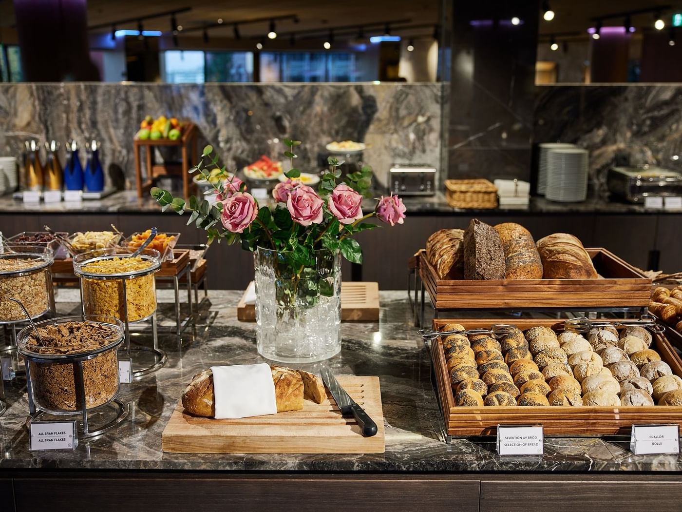Breakfast at Hotel Riverton, Gothenburg