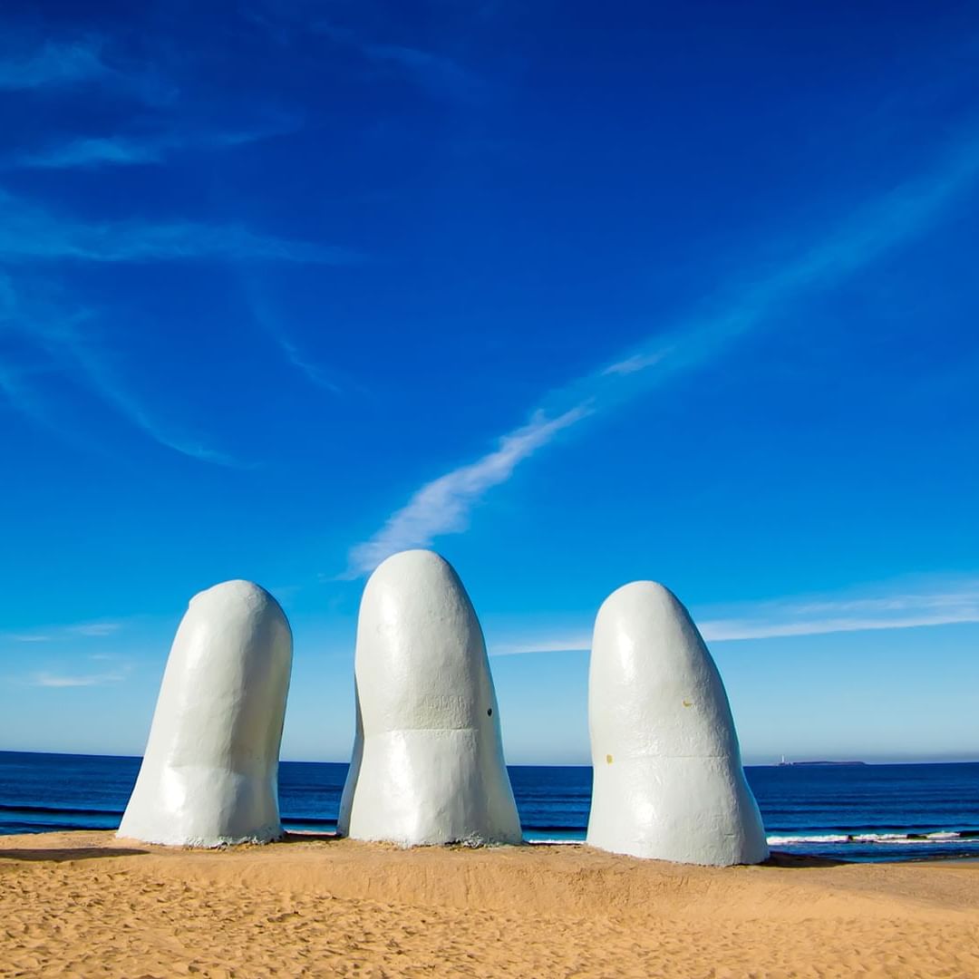 Beach in Punta del Este, Uruguay near DOT Hotels