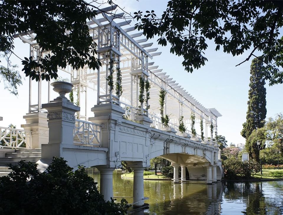 View of Greek bridge near Hotel Emperador Buenos Aires