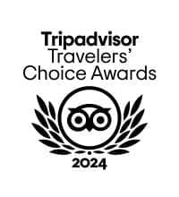 Award logo of Tripadvisor Travelers Choice Award used at Ibagari Hotel