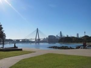 Landscape view of Bicentennial Park near Pullman Olympic Park