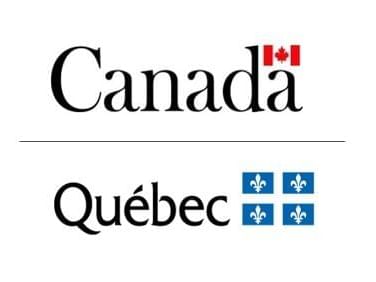 Drapeaux du Canada et du Québec