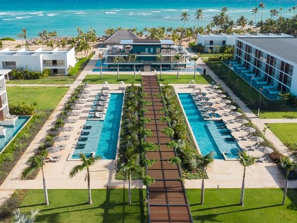 Aerial view of Live Aqua Beach Resort Punta Cana, La Colección