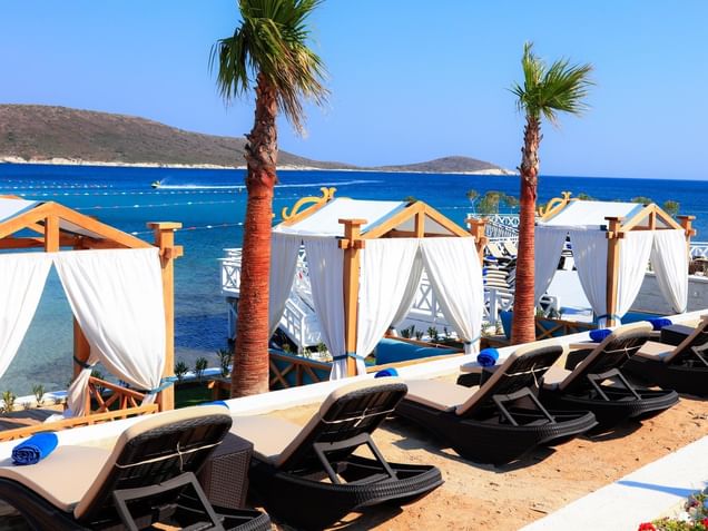 Lounge area by the sea at Design Plus Seya Beach Hotel