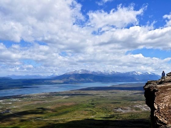 Landscape view of Dorotea Hill near NOI Indigo Patagonia