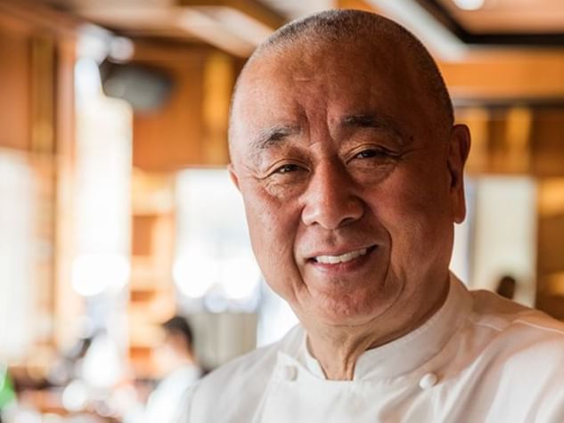 Close portrait of Nobu restaurant's chef at Crown Towers Sydney