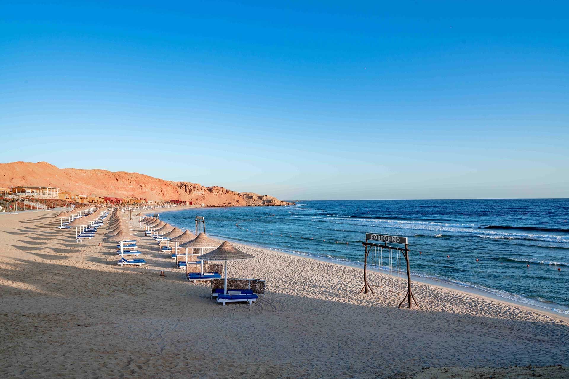 Beach near Pickalbatros Vita Resort in Portofino Marsa Alam