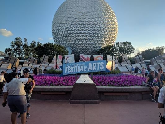 Entrance to EPCOT International Festival of the Arts