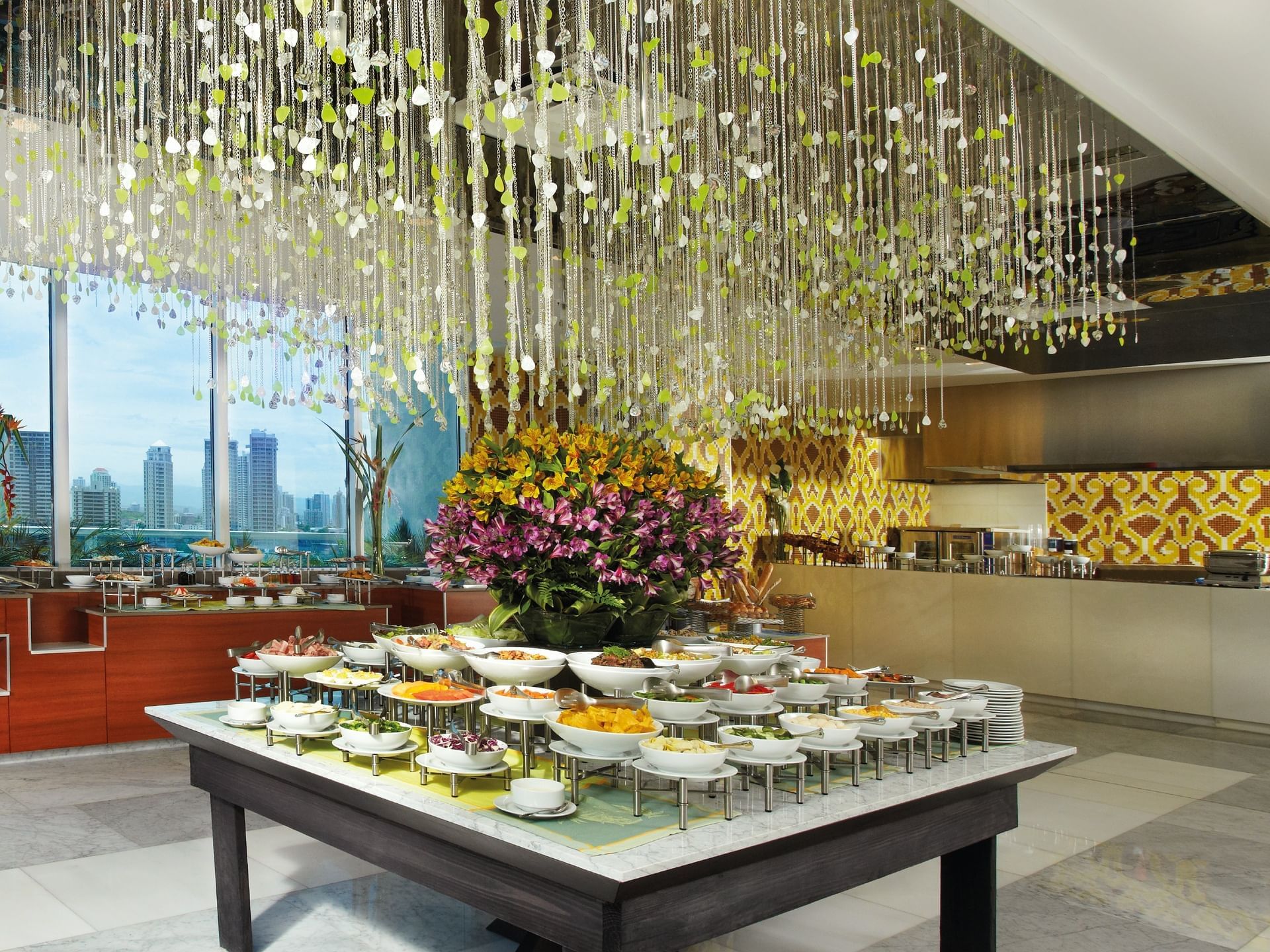 Buffet arranged Bazaar at Megapolis Hotel Panama