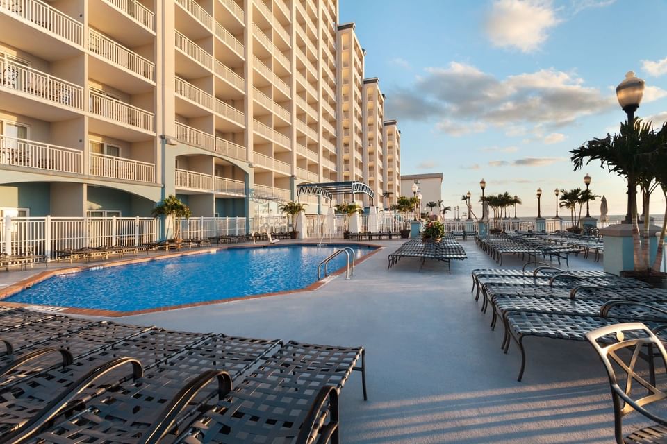 Outdoor pool area at Holiday Inn Hotel & Suites Ocean City