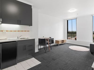 Student Living on Flinders - One Bedroom Living Area