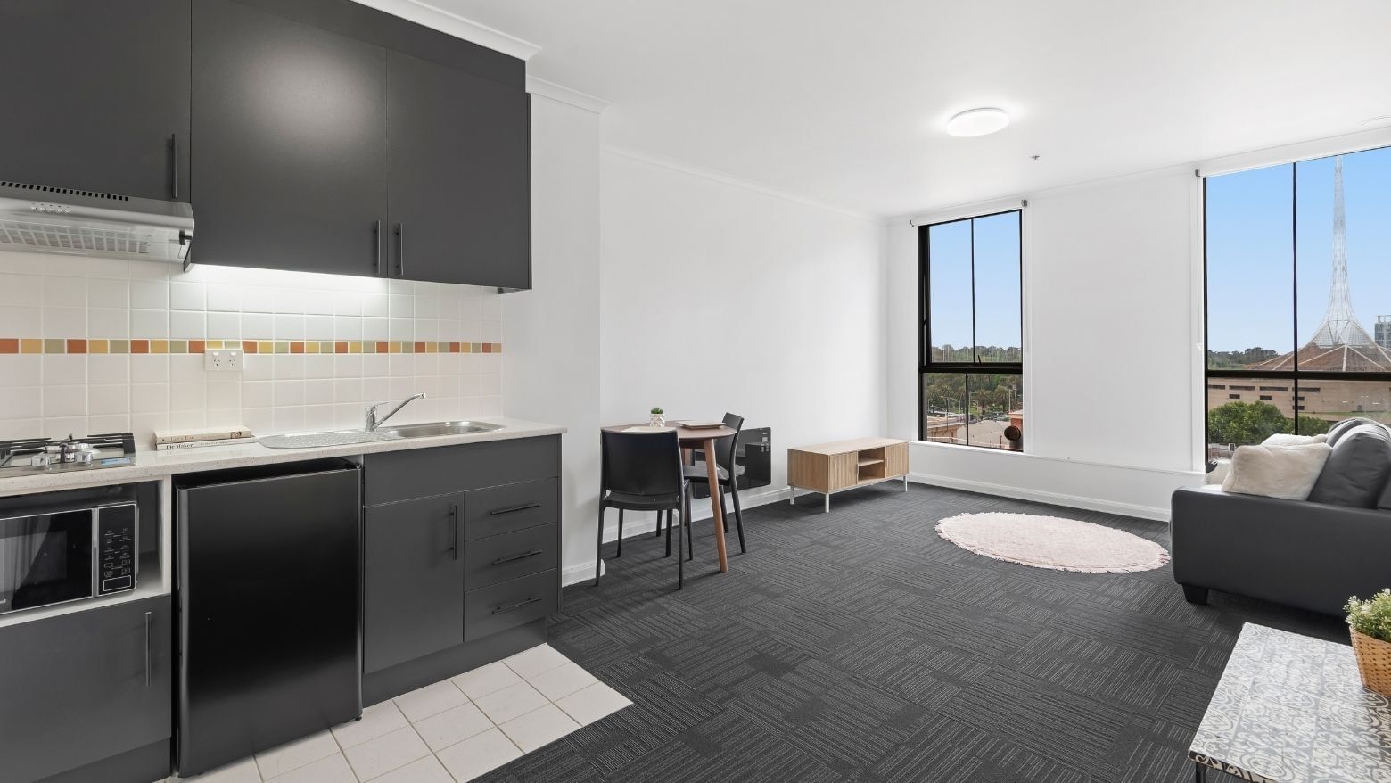 Student Living on Flinders - One Bedroom Living Area