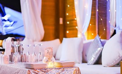 Lounge arranged for an event at The Morgan Resort Spa Village