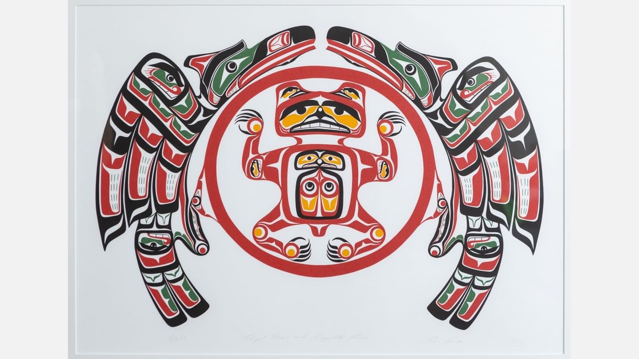 Art work located on the Cedar Gallery Floor