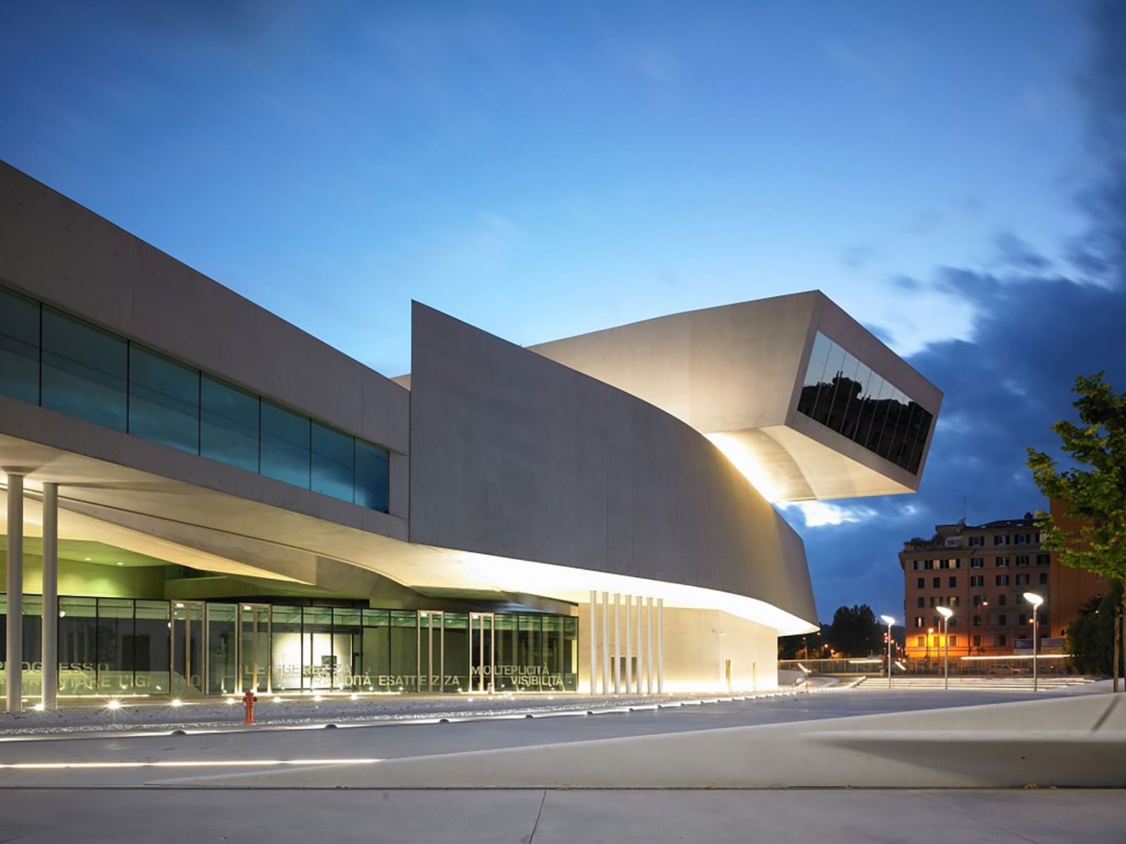 MAXXI National Museum of XXI Century Arts near Thompson Rome