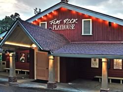 Exterior view of Flat Rock Playhouse near Mountain Inn & Suites