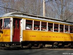 CT Trolley Museum near The Farmington Inn 