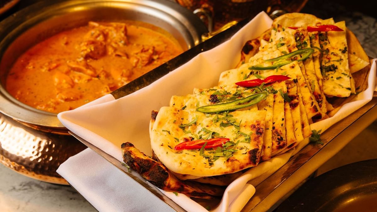 Indian cuisine in Epicurean restaurant at Crown Towers Sydney