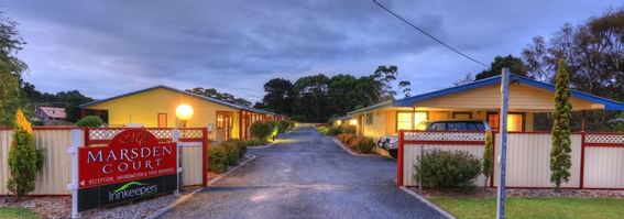 Exterior view of The Marsden Court at Gordon River Cruise