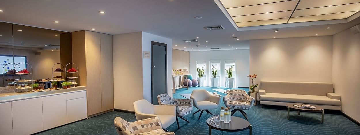 Cabaret set-up in Blackwattle Room at Novotel Darling Square