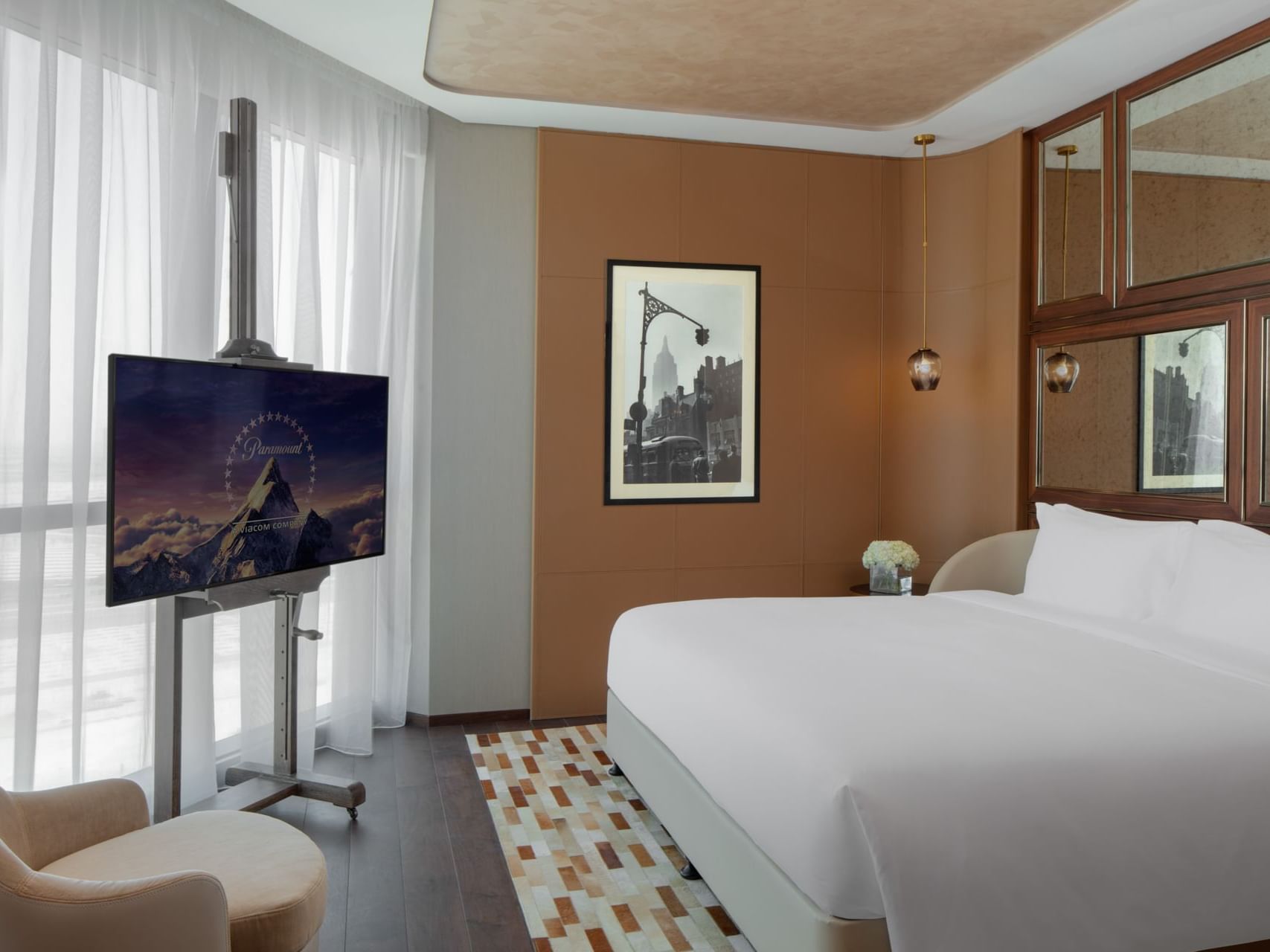 Interior of the Don Corleone Suite at Paramount Hotel Dubai