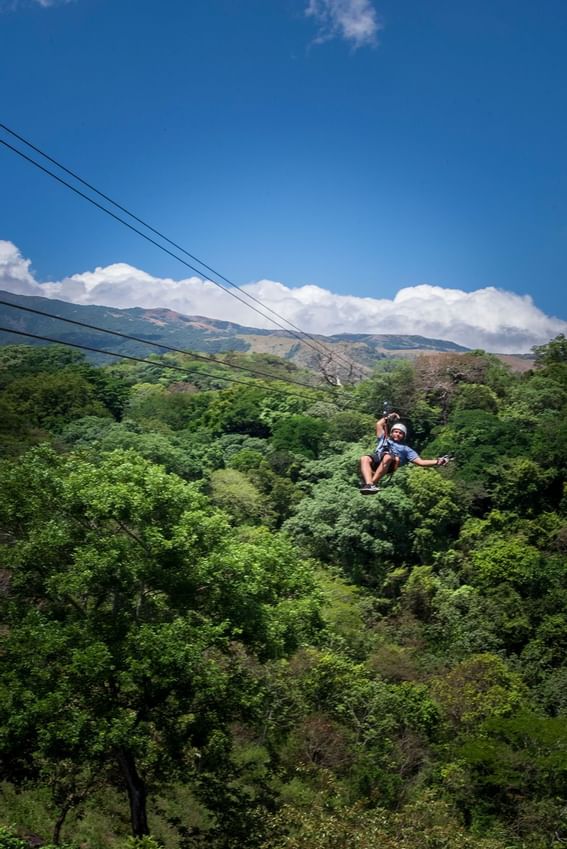 Ziplining at Buena Vista Del Rincon Eco Adventure Hotel And Spa
