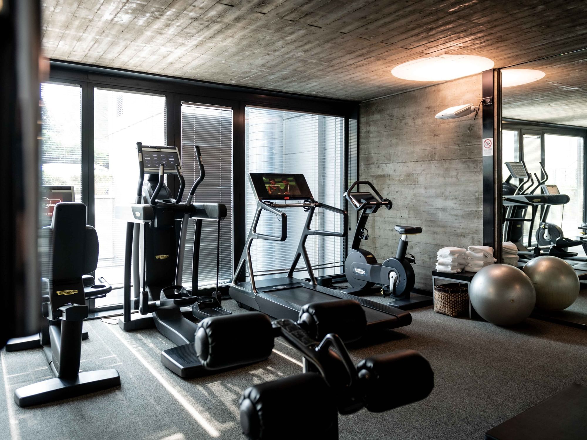 Interior view of fully equipped Gym, Duparc Contemporary Suites