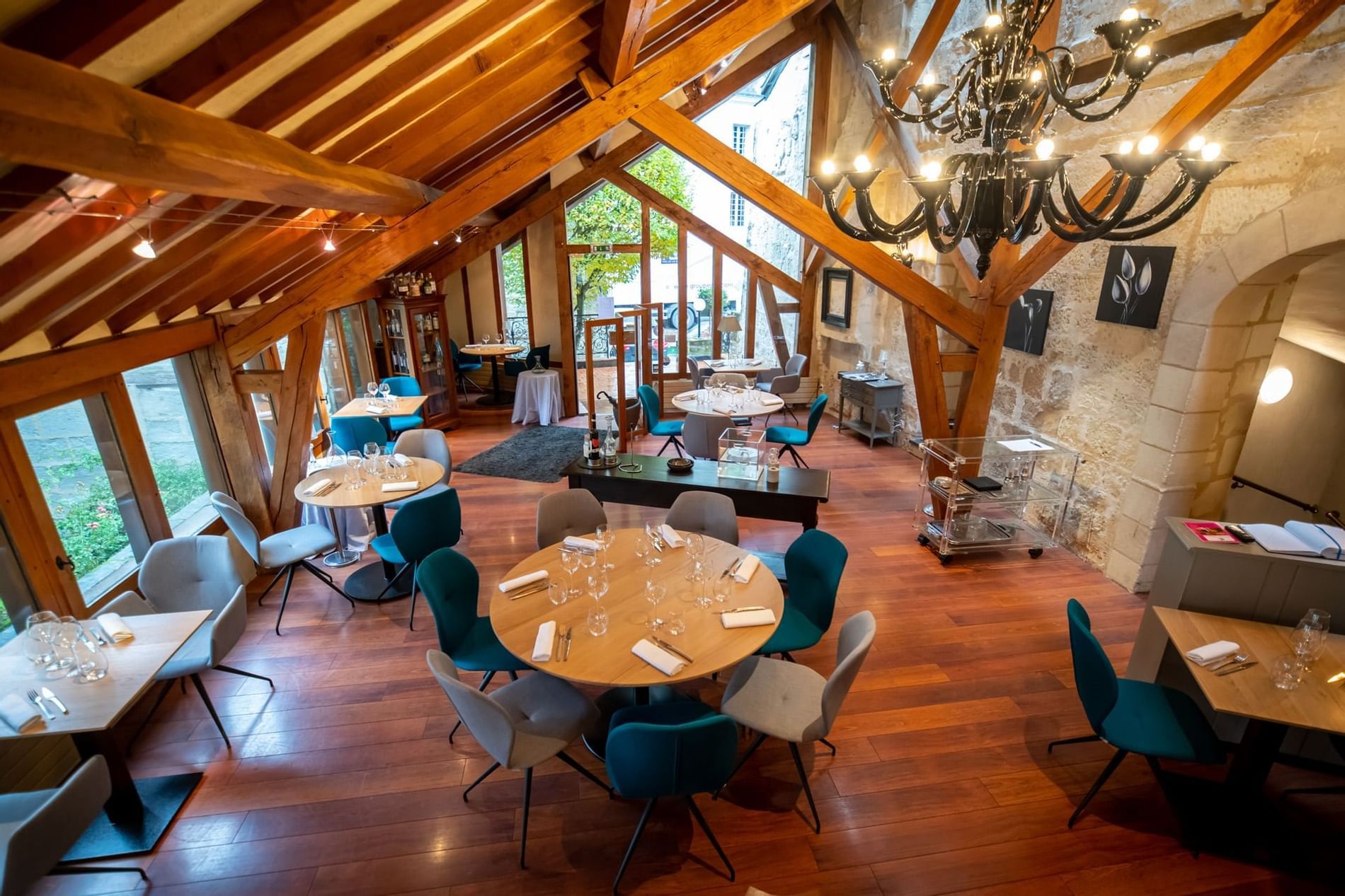 Restaurant at Hotel Anne d'Anjou in Saumur, France