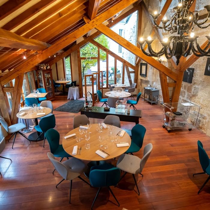Restaurant at Hotel Anne d'Anjou in Saumur, France