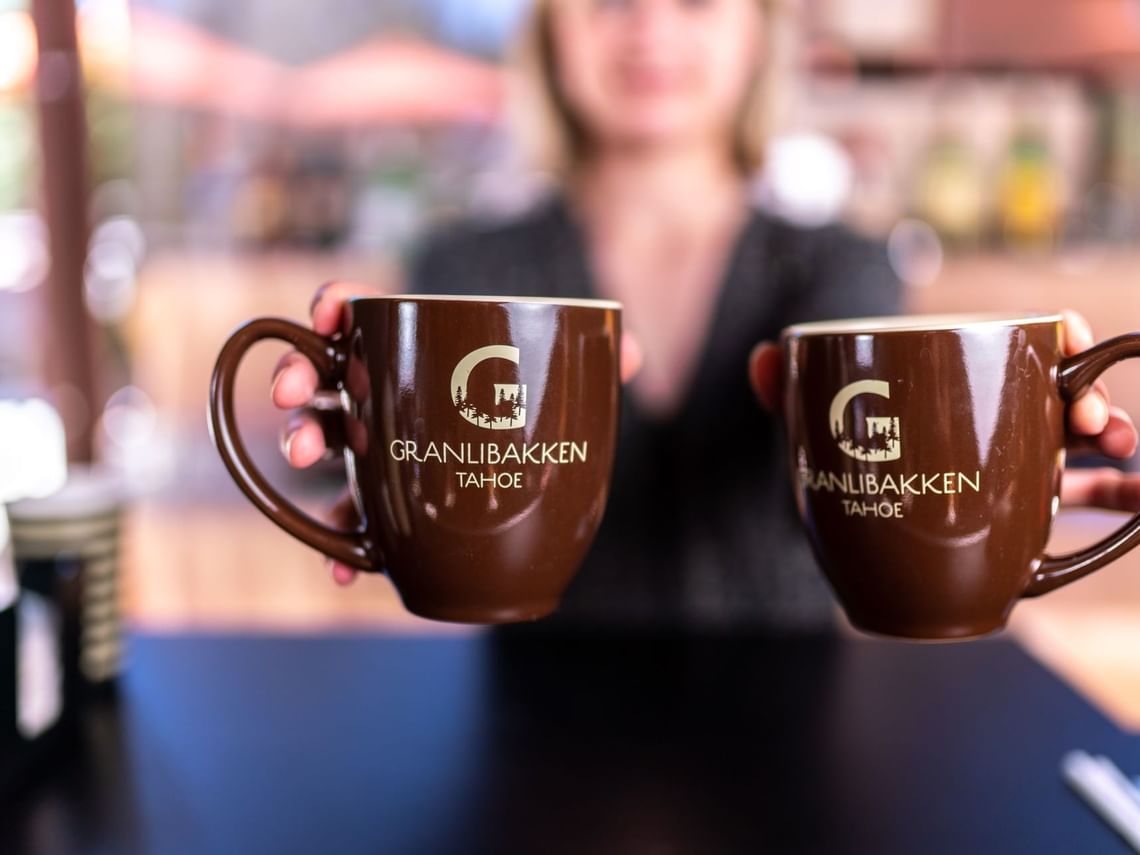 Cedar House Deck Coffee Cart Dining at Granlibakken Tahoe